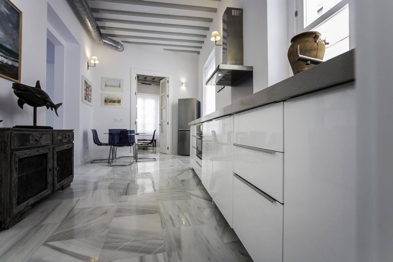 Elegant Cadiz Apartment Bagian luar foto